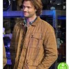 SUPERNATURAL JARED PADALECKI (SAM WINCHESTER) BROWN COTTON JACKET