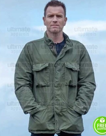 T2 TRAINSPOTTING EWAN MCGREGOR (RENTON) GREEN COTTON JACKET