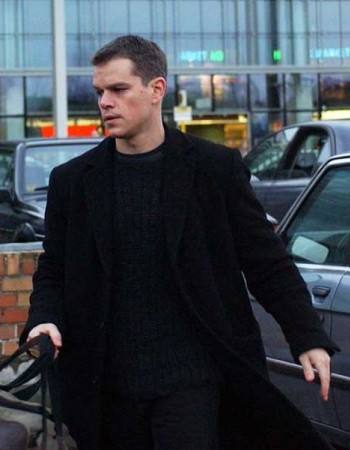 THE BOURNE SUPREMACY MATT DAMON BLACK COAT