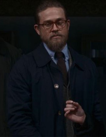 The Gentlemen Charlie Hunnam Ray Blue Cotton Coat