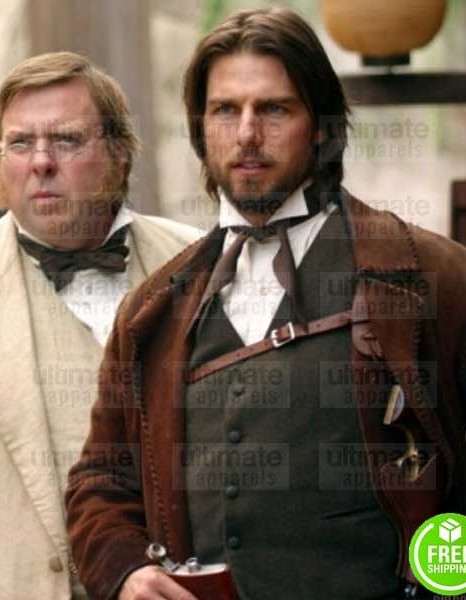 THE LAST SAMURAI TOM CRUISE (NATHAN ALGREN) SUEDE LEATHER VEST