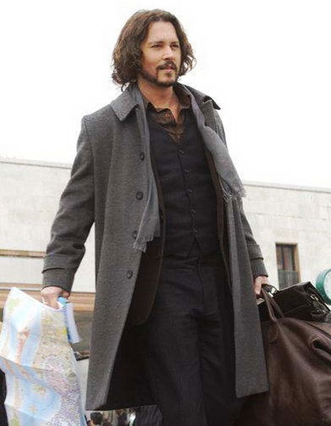THE TOURIST JOHNNY DEPP GREY COAT
