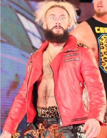 WWE ENZO AMORE RED LEATHER JACKET