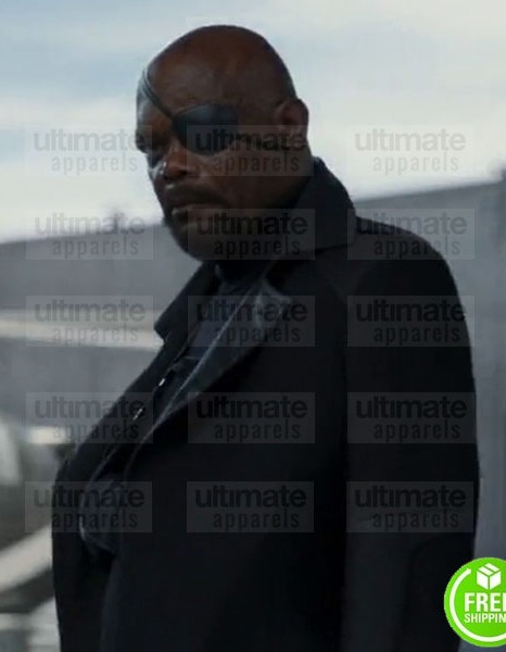 CAPTAIN AMERICA WINTER SOLDIER SAMUEL L. JACKSON (NICK FURY) COTTON COAT