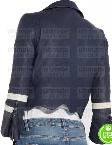 AGENTS OF SHIELD CHLOE BENNET (DAISY JOHNSON) BLUE LEATHER JACKET