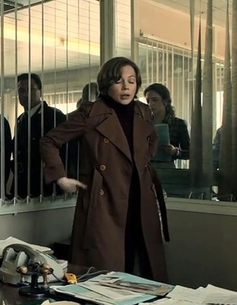 ALL THE MONEY IN THE WORLD MICHELLE WILLIAMS BROWN COAT