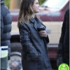 ANTLERS KERI RUSSELL (JULIA MEADOWS) GREY WOOL COAT
