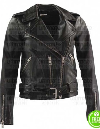 DEATH WISH CAMILA MORRONE (JORDAN KERSEY) LEATHER JACKET