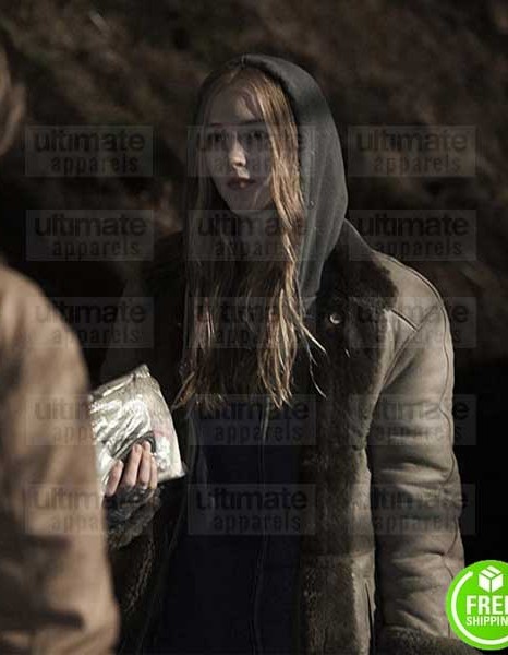 DARK GINA STIEBITZ (FRANZISKA DOPPLER) FUR LEATHER JACKET
