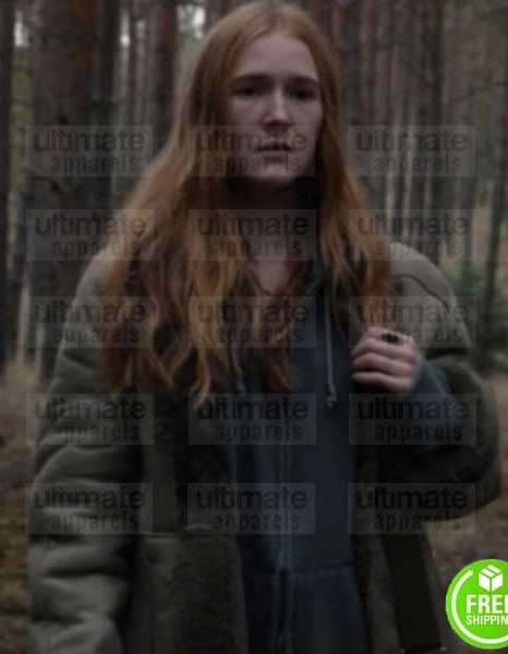 DARK GINA STIEBITZ (FRANZISKA DOPPLER) FUR LEATHER JACKET