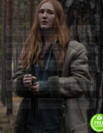 DARK GINA STIEBITZ (FRANZISKA DOPPLER) FUR LEATHER JACKET