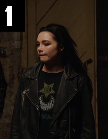 FIGHTING WITH MY FAMILY FLORENCE PUGH BLACK JACKET/VEST