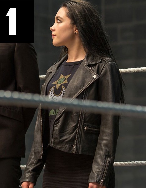 FIGHTING WITH MY FAMILY FLORENCE PUGH BLACK JACKET/VEST