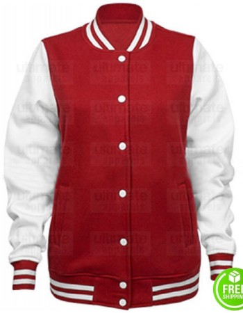 HARLEY QUINN VARSITY LETTERMAN BOMBER JACKET