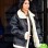 KIM KARDASHIAN BLACK SHEARLING LEATHER JACKET