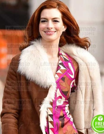 MODERN LOVE ANNE HATHAWAY (LEXI) SUEDE FUR COAT