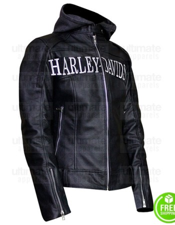 Women's Reflective Skull Biker Jacket