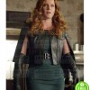 ONCE UPON A TIME REBECCA MADER BLACK LEATHER JACKET