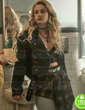 RIVERDALE SEASON 3 LILI REINHART (BETTY COOPER) LEATHER JACKET
