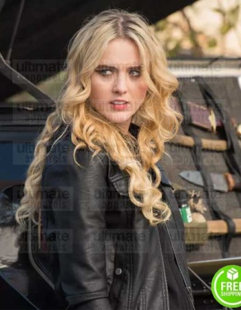 SUPERNATURAL KATHERINE RAMDEEN (ALEXIS JONES) BLACK LEATHER JACKET