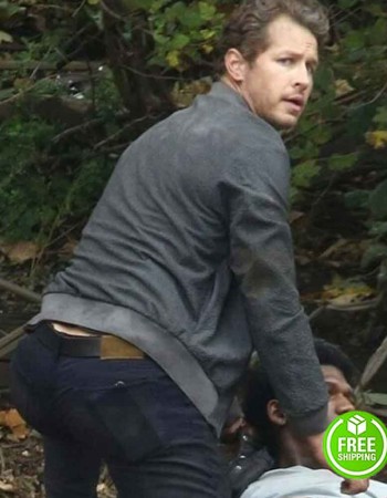 MANIFEST JOSH DALLAS (BEN STONE) BLACK LEATHER JACKET
