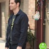 A MILLION LITTLE THINGS DAVID GIUNTOLI (EDDIE SAVILLE) BLACK COTTON JACKET