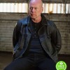 EXTRACTION BRUCE WILLIS (LEONARD) BLACK LEATHER JACKET
