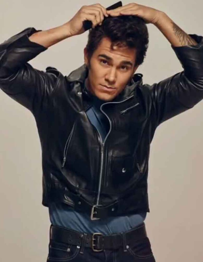 GREASE LIVE CARLOS PENAVEGA (KENICKIE) LEATHER JACKET