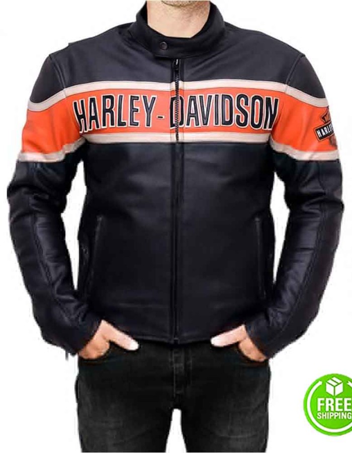 HARLEY DAVIDSON VICTORY LANE LEATHER JACKET