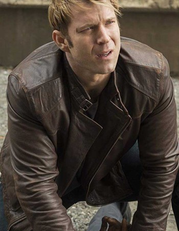 JESSICA JONES WIL TRAVAL BROWN JACKET