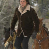 LONGMIRE LOU DIAMOND PHILLIPS BROWN SHEARLING COAT