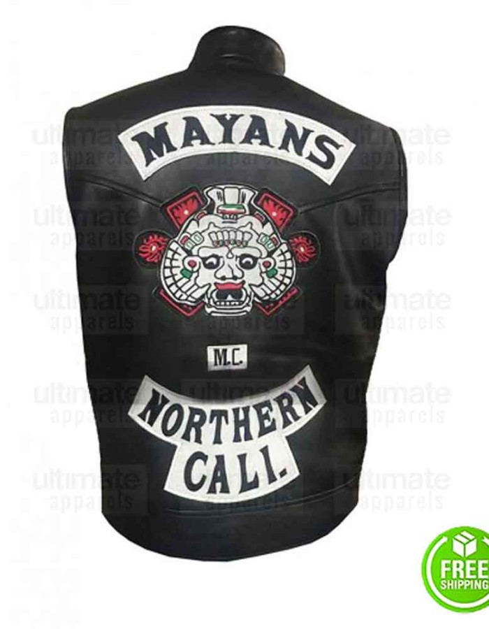 Jd Pardo Ezekiel Reyes Mayans M.C Leather Vest 
