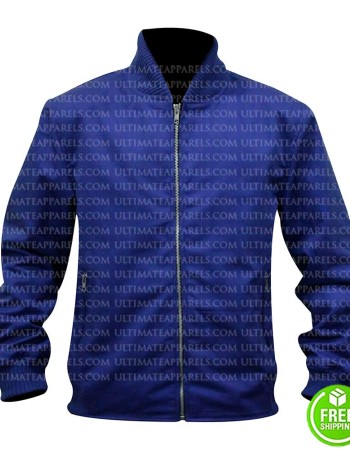 6 UNDERGROUND RYAN REYNOLDS BLUE BOMBER JACKET