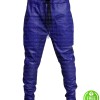 JUSTIN BIEBER BLUE LEATHER TROUSER
