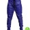 JUSTIN BIEBER BLUE LEATHER TROUSER