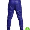 JUSTIN BIEBER BLUE LEATHER TROUSER