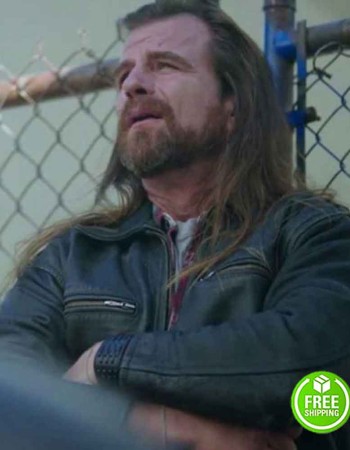 RIVERDALE SCOTT MCNEIL (TALL BOY) BLACK LEATHER JACKET