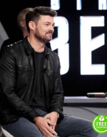 STAR TREK BEYOND KARL URBAN (DOCTOR BONES MCCOY) BLACK LEATHER JACKET