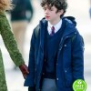 THE UNDOING NOAH JUPE (HENRY FRASER) BLUE COTTON JACKET