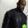 AGENTS OF SHIELD HENRY SIMMONS (ALPHONSO MACKENZIE) BLACK LEATHER JACKET	