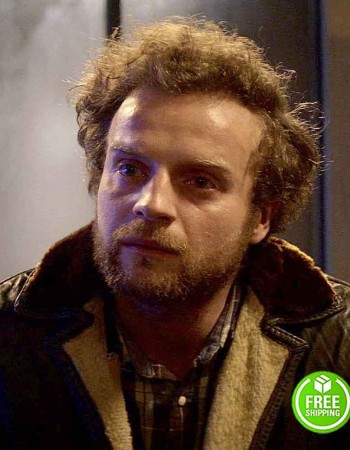 BLACK MIRROR SEASON 4 ANDREW GOWER (ROB) BLACK LEATHER JACKET