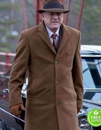 GOTHAM JOHN DOMAN (CARMINE FALCONE) BROWN WOOL TRENCH COAT