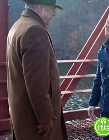 GOTHAM JOHN DOMAN (CARMINE FALCONE) BROWN WOOL TRENCH COAT