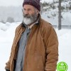 FATMAN MEL GIBSON (CHRIS CRINGLE) BROWN COTTON JACKET