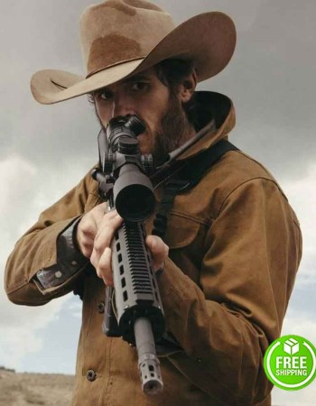 YELLOWSTONE DAVE ANNABLE (LEE DUTTON) BROWN COTTON JACKET