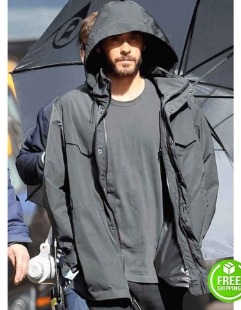 MORBIUS JARED LETO (DR. MICHAEL MORBIUS) GREY HOODED JACKET