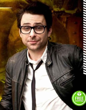 PACIFIC RIM CHARLIE DAY (DR. NEWTON GEISZLER) BLACK LEATHER JACKET