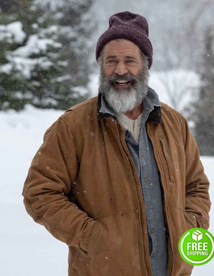 FATMAN MEL GIBSON (CHRIS CRINGLE) BROWN COTTON JACKET