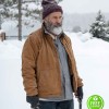 FATMAN MEL GIBSON (CHRIS CRINGLE) BROWN COTTON JACKET