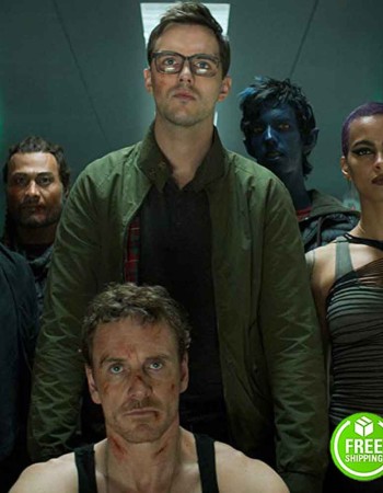 X-MEN: DARK PHOENIX NICHOLAS HOULT (HANK MCCOY) GREEN COTTON JACKET 